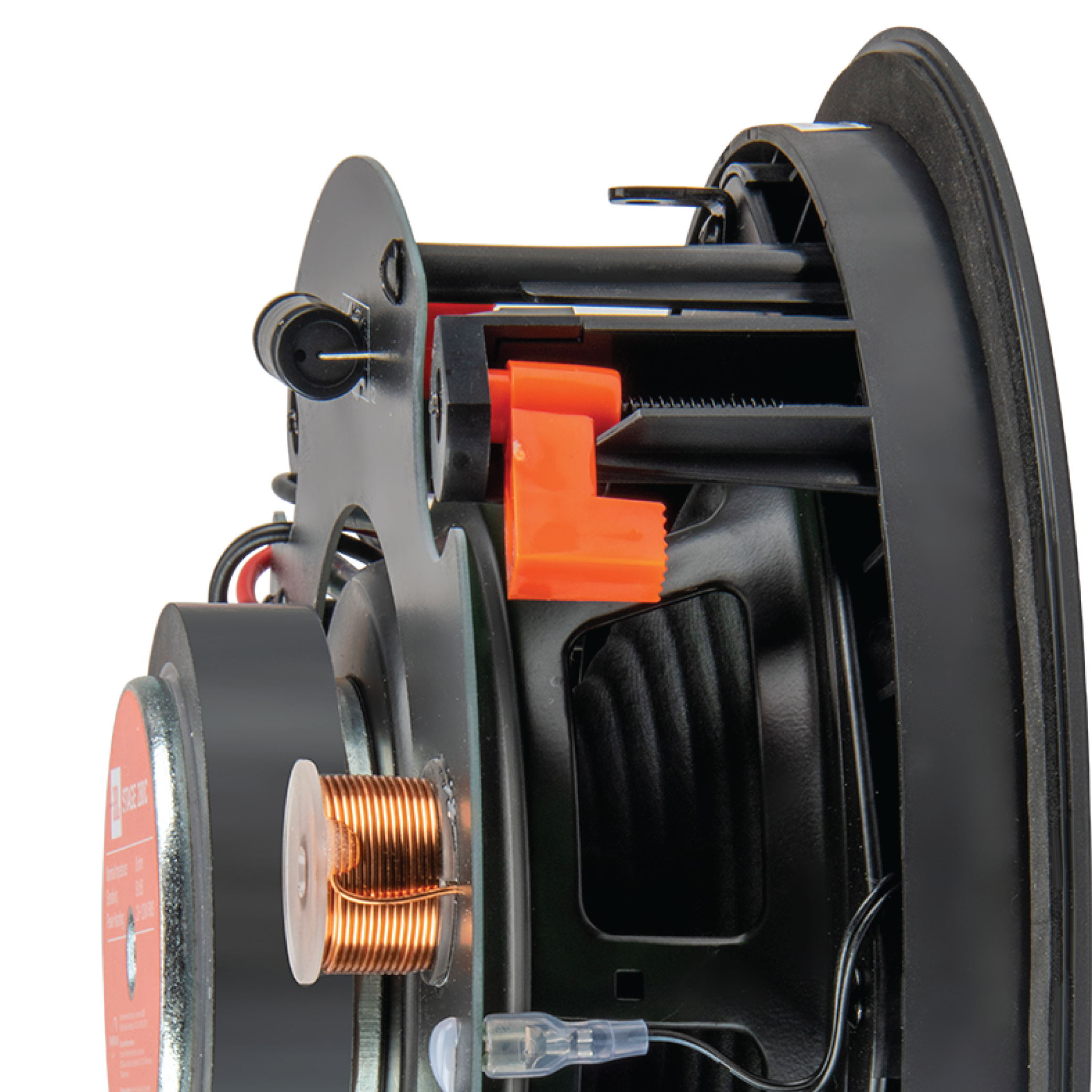 XL-2 installation system compatible with up to 2” (50mm) thick wall/ceiling material.